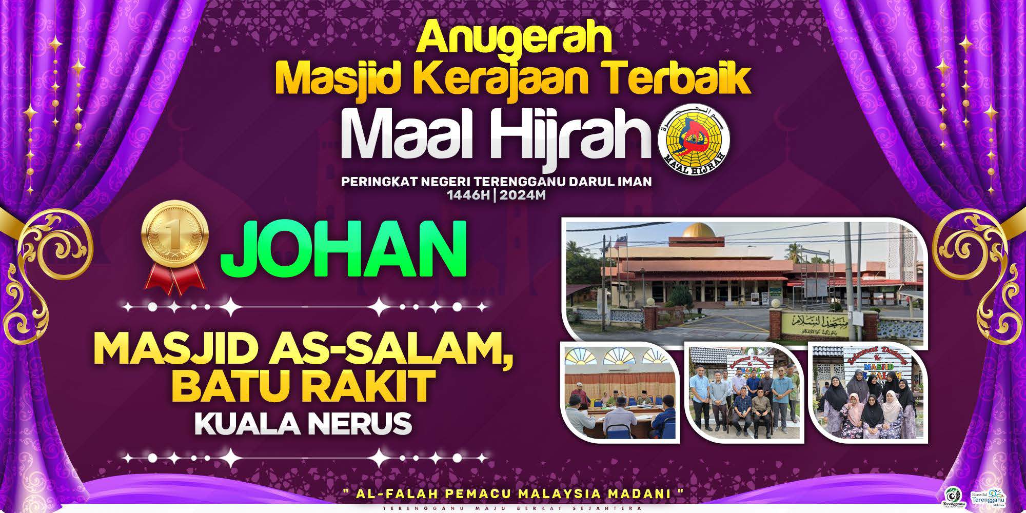 Anugerah Tokoh Maal Hijrah 1446H Peringkat Negeri Terengganu.