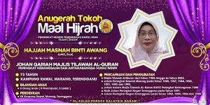 Anugerah Tokoh Maal Hijrah 1446H Peringkat Negeri Terengganu.